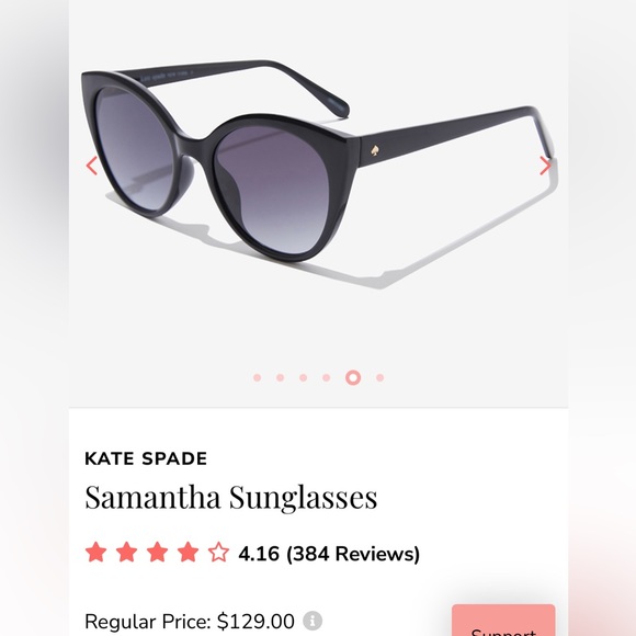 Kate Spade NIB "SAMANTHA" sunglasses (129.00) - Picture 4 of 5